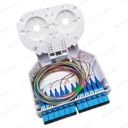 DIN 레일 파이버 종단 박스 12포트-3